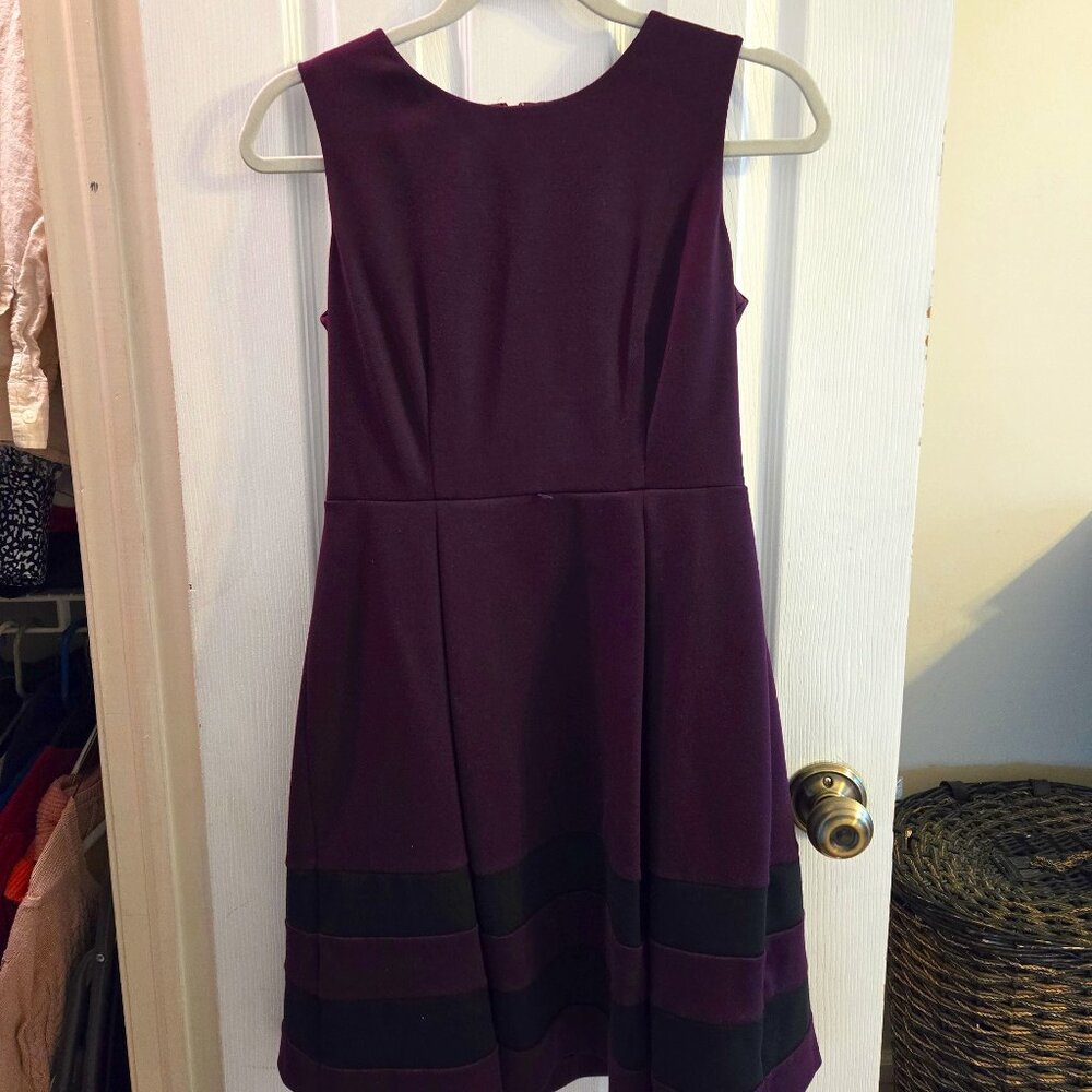 Calvin Klein purple petite dress